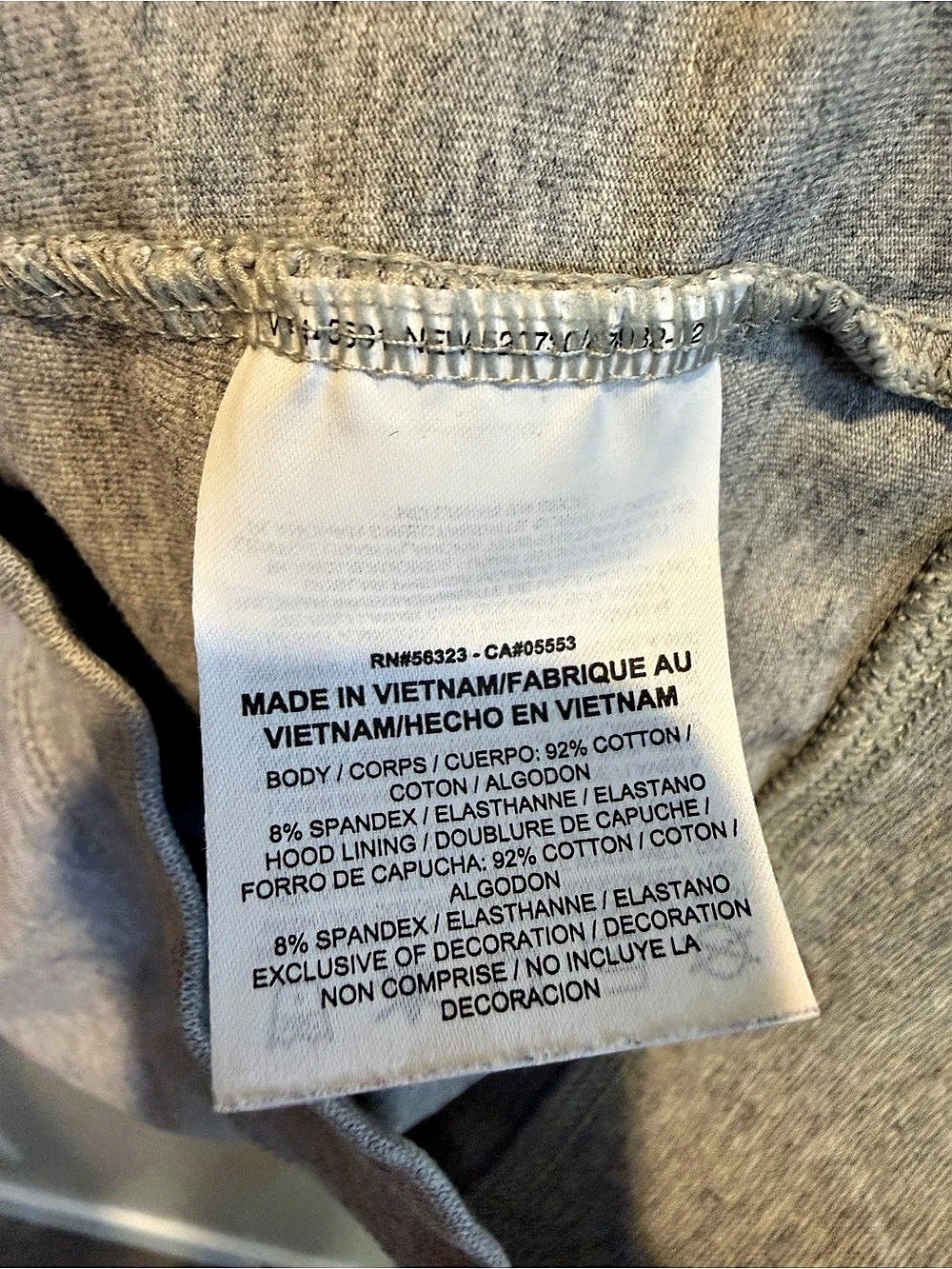 Nike Gray Zip Hoodie Size Medium - Picture 4 of 6